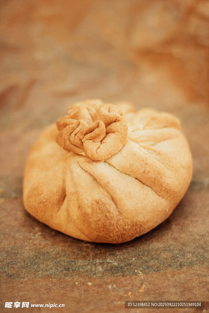 美味手工包子特写