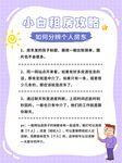 租房攻略海报