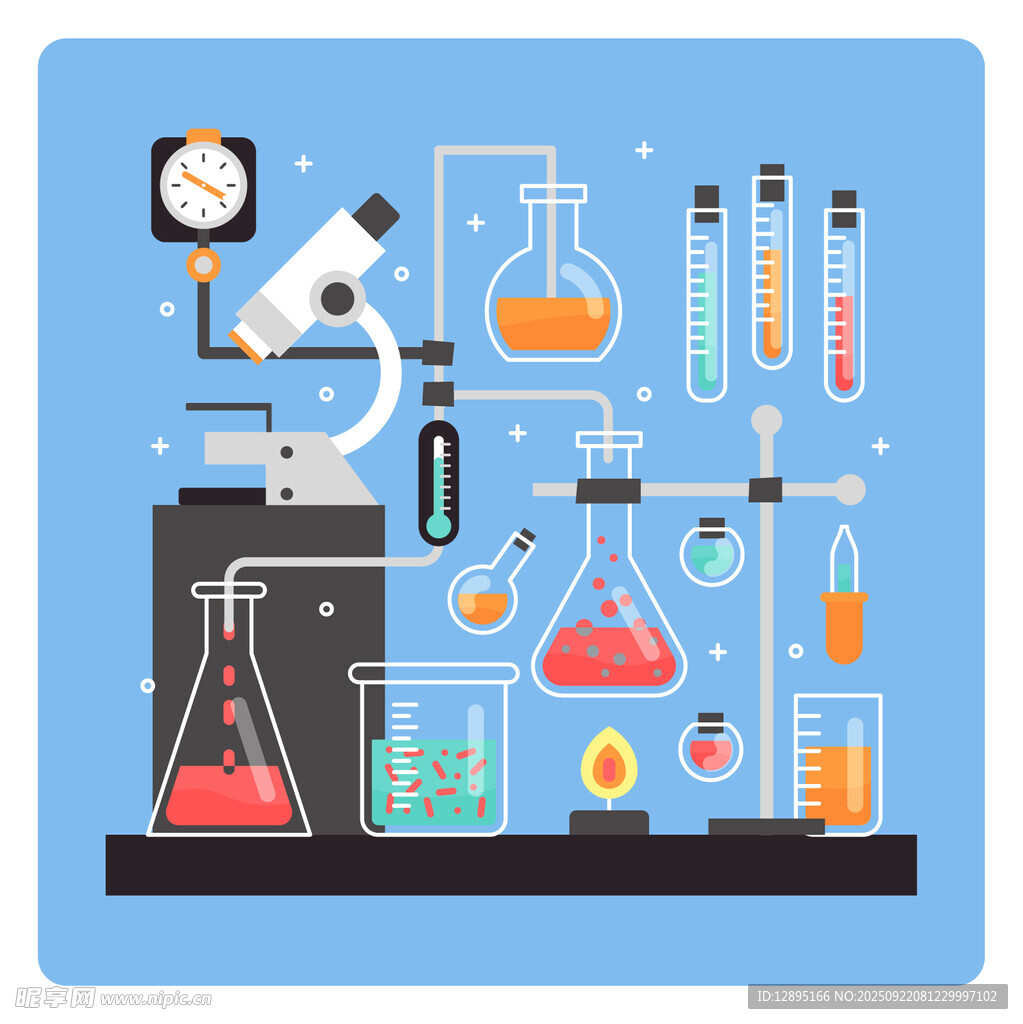 实验室中的多样科学仪器