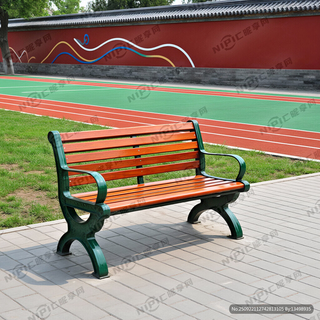 公园休闲座椅 带靠背