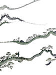 山纹山势单独png图片
