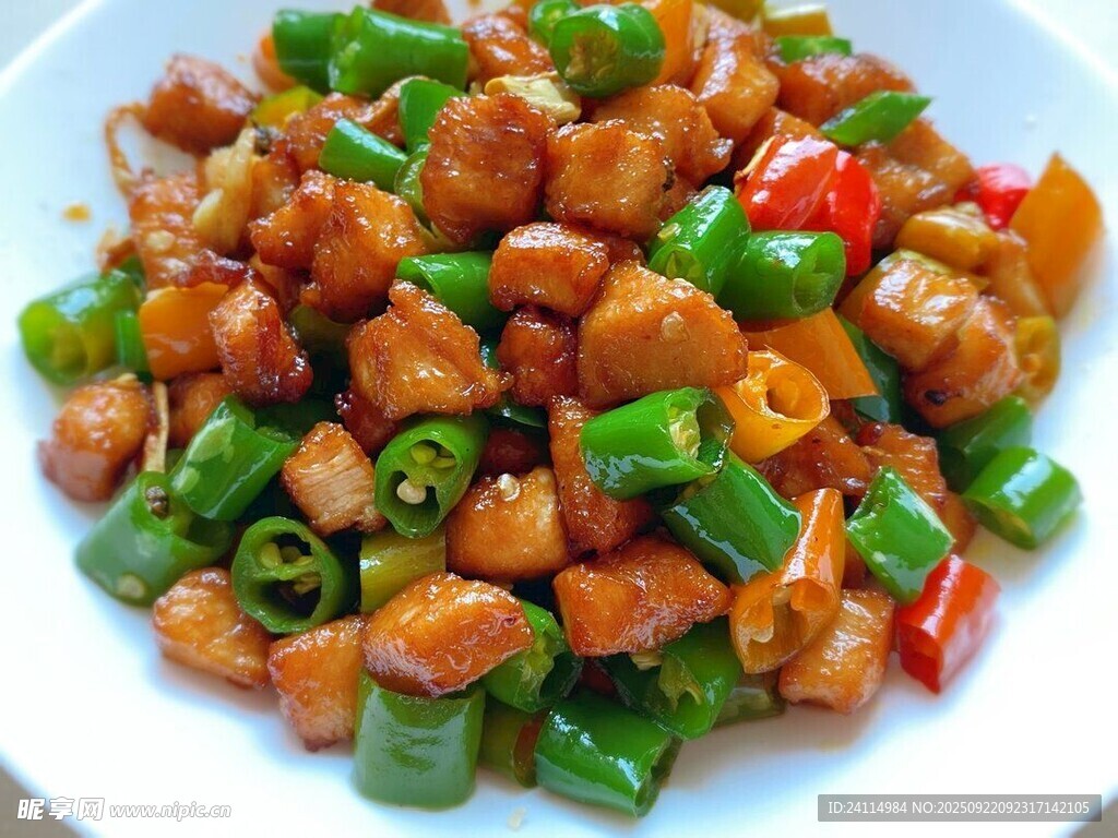青椒炒肉丁
