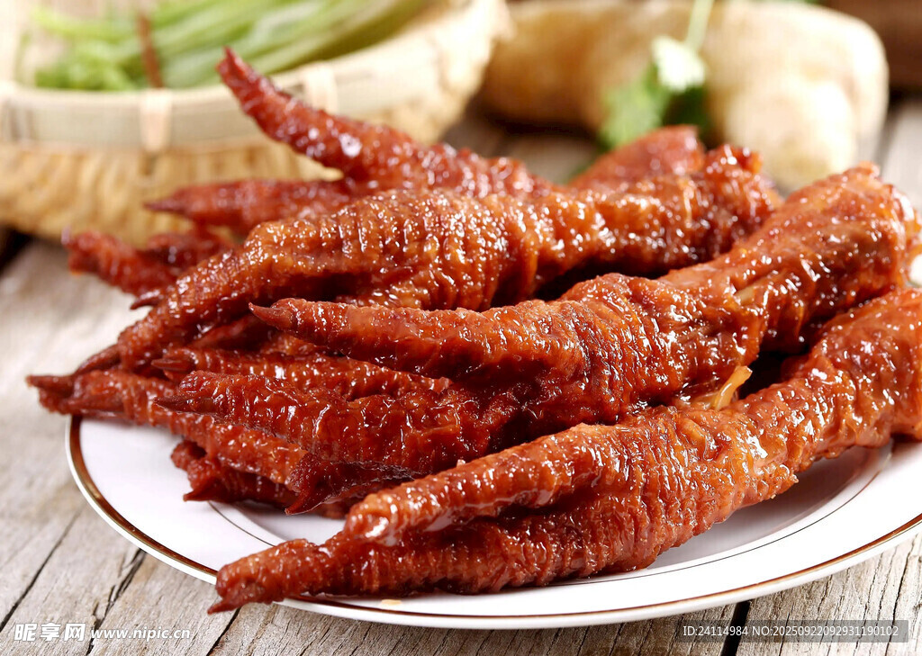 美味香辣虎皮鸡爪