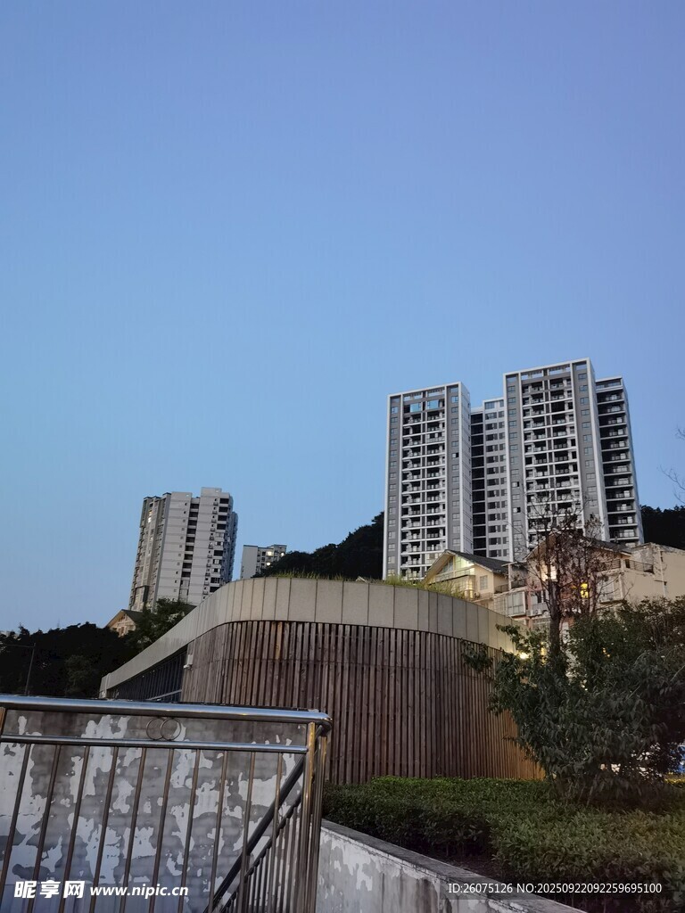 城市高楼与现代建筑景观