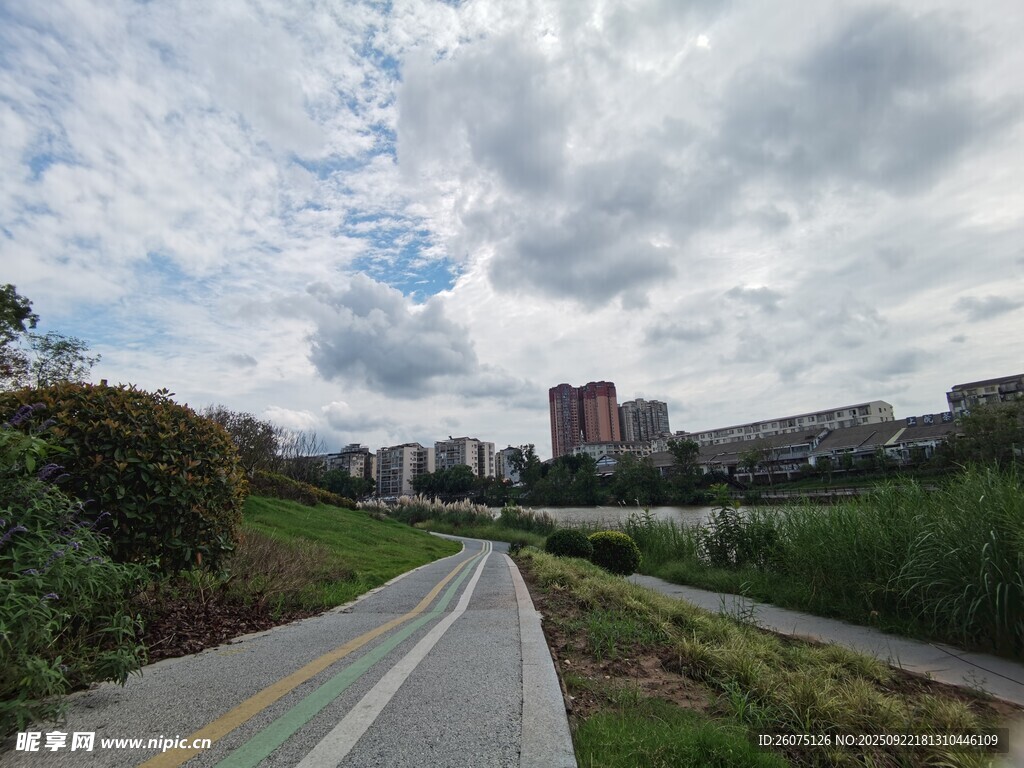 城郊道路风光