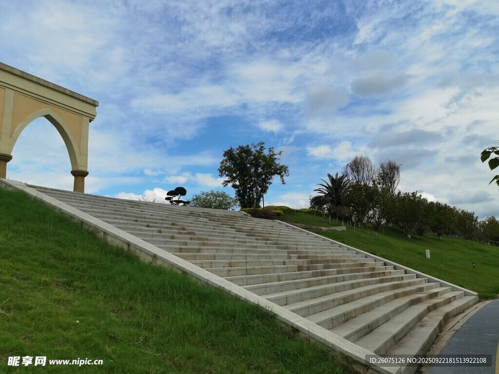 户外阶梯景观