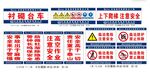 衬砌台车警示牌