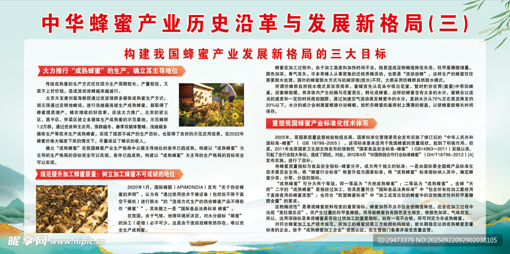 中华蜜蜂产业发展规划细则