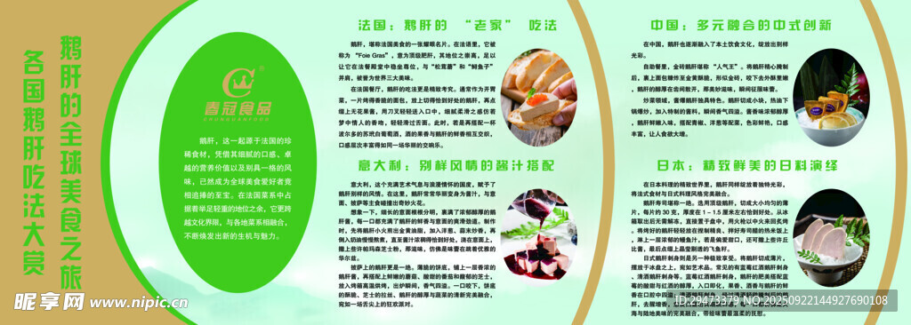 营养知识宣传页 鹅肝