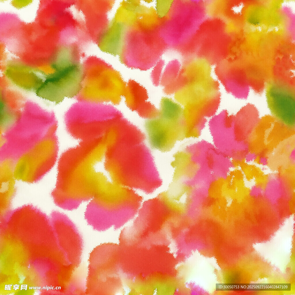 水彩花卉