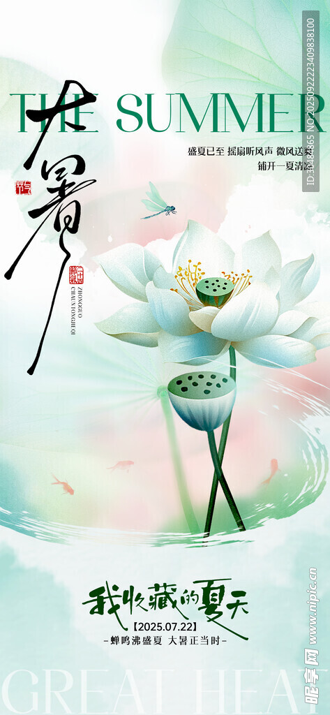 大暑海报