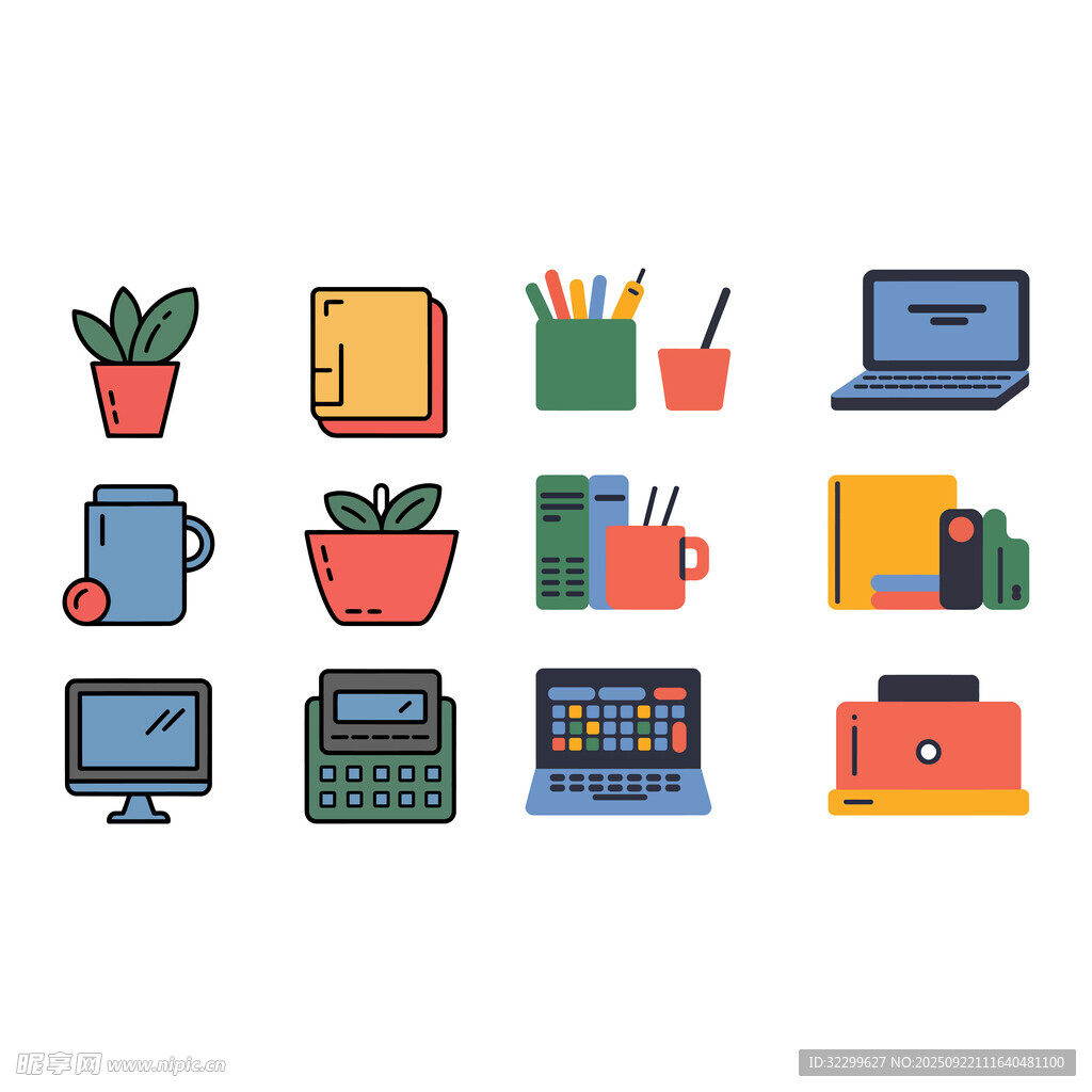 办公物品图标