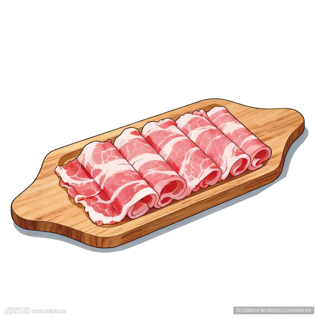 火锅羊肉卷