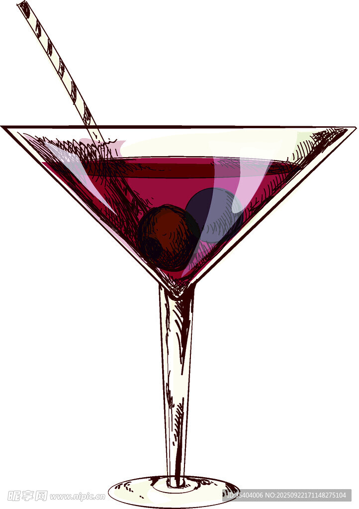 鸡尾酒杯子