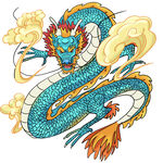 传统中式祥龙