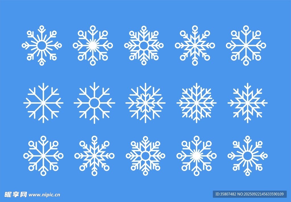 雪花图案