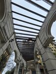 现代建筑玻璃顶棚景观