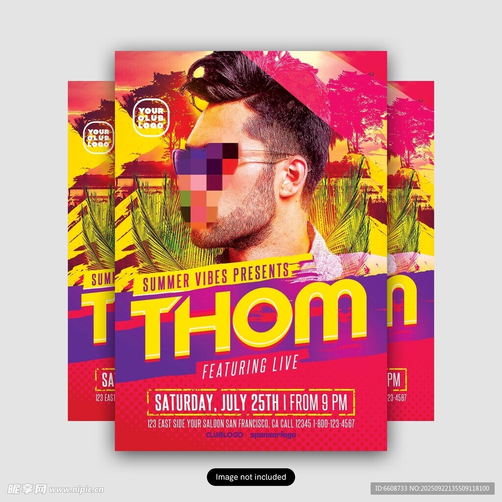 Thom个人活动宣传海报