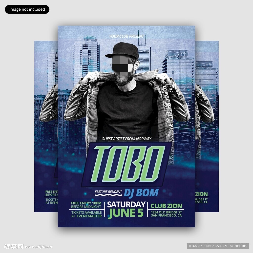 TOBO音乐海报设计展示