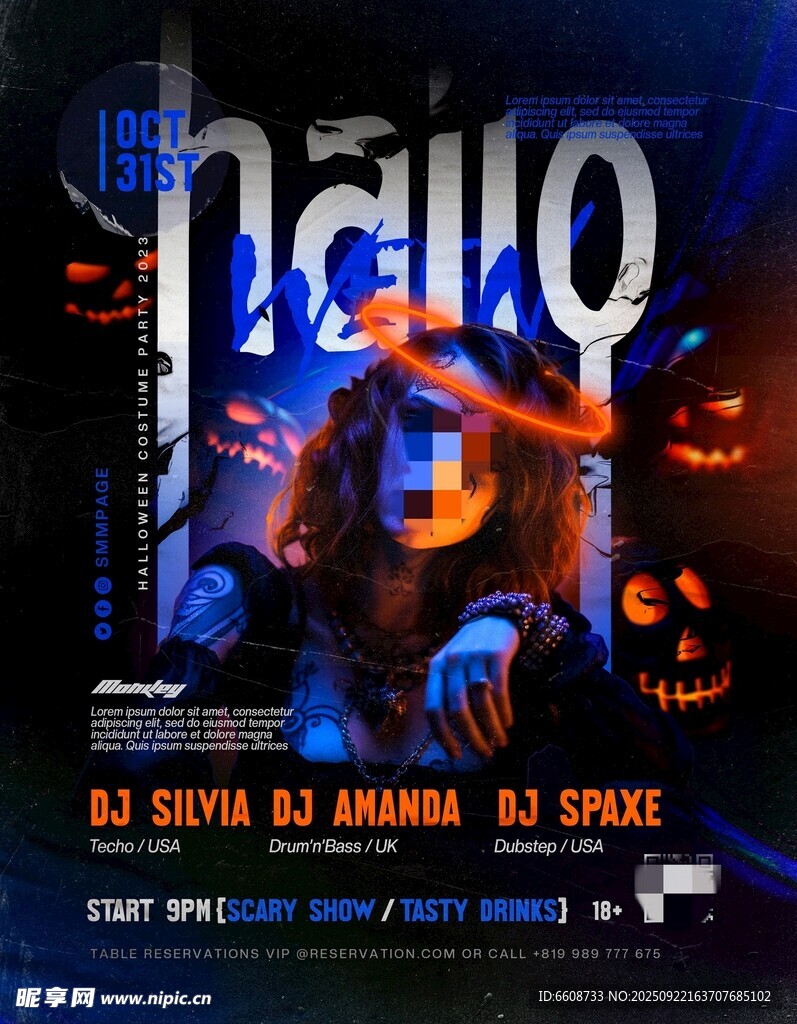 The Halo音乐会海报