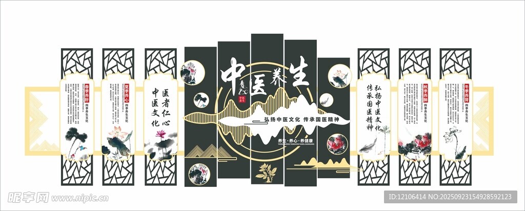 中医养生文化墙