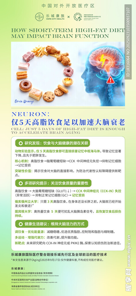 渐变医疗健康即可铺海报
