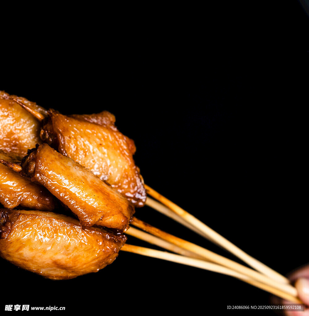 美味烤鸡翅串
