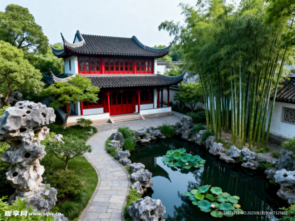 中式庭院景观
