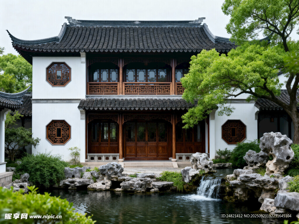 中式古典庭院景观