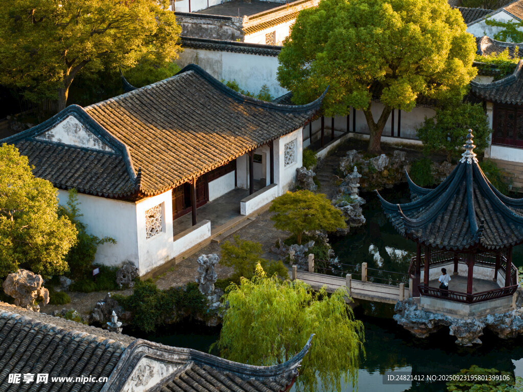 江南古典园林雅致景致