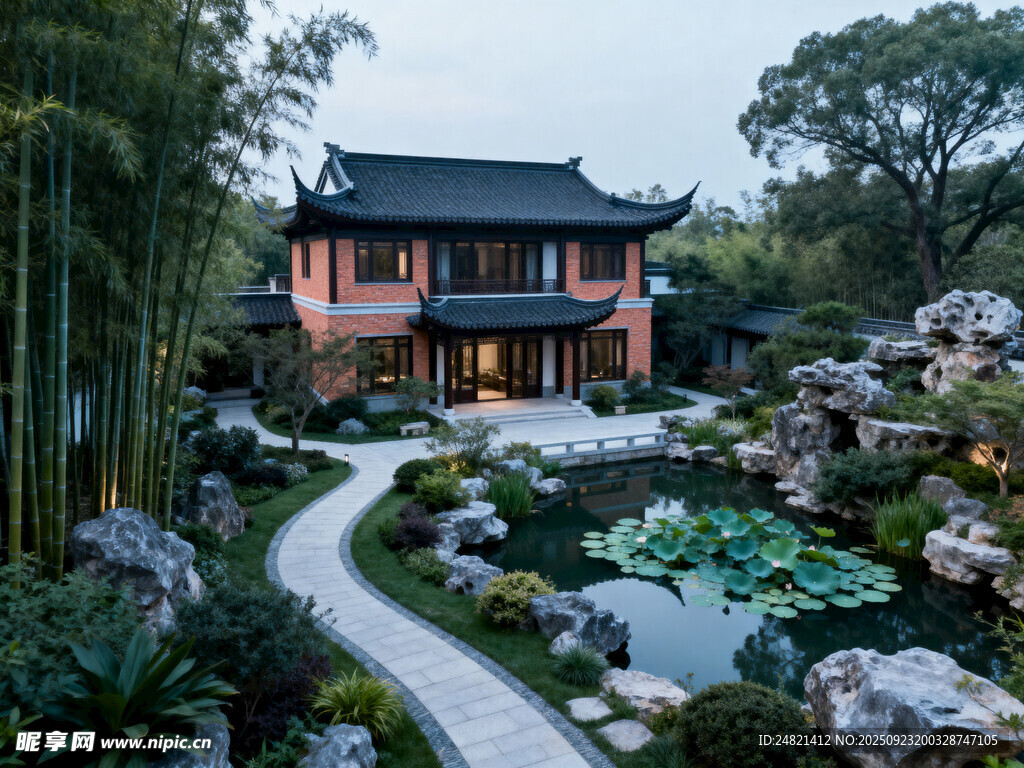 中式庭院美景
