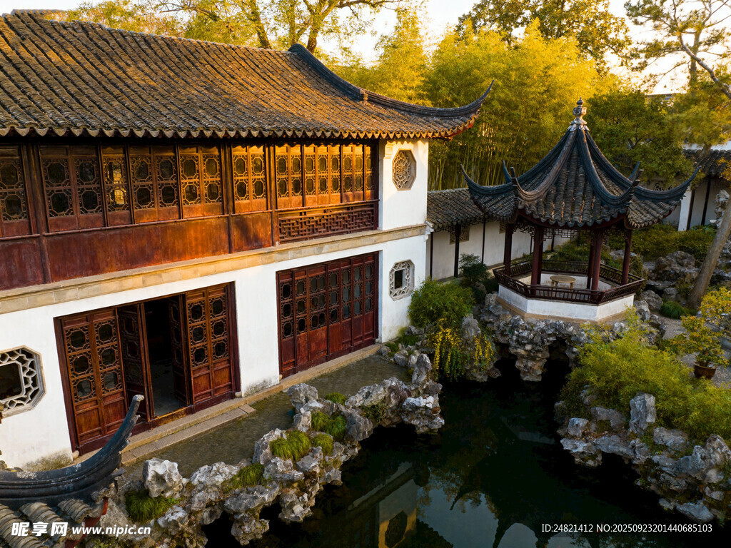 中式庭院美景