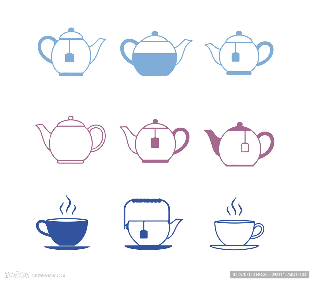 茶壶茶杯 