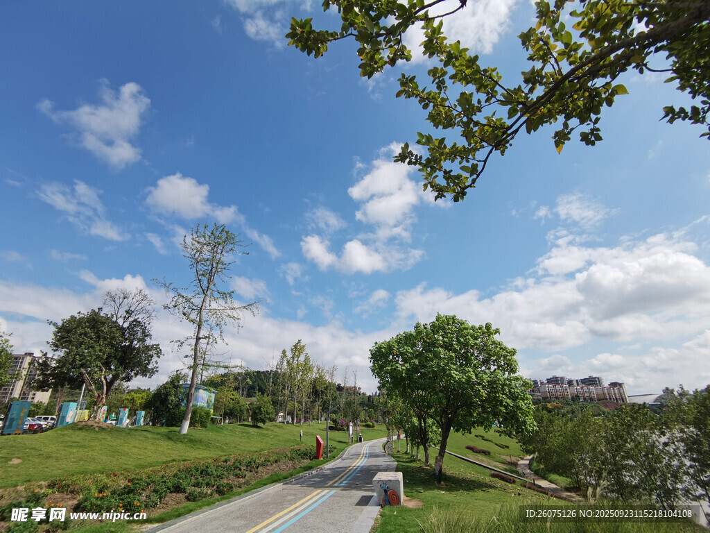 城市公园优美风景