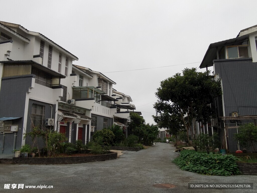 现代风格联排住宅景观
