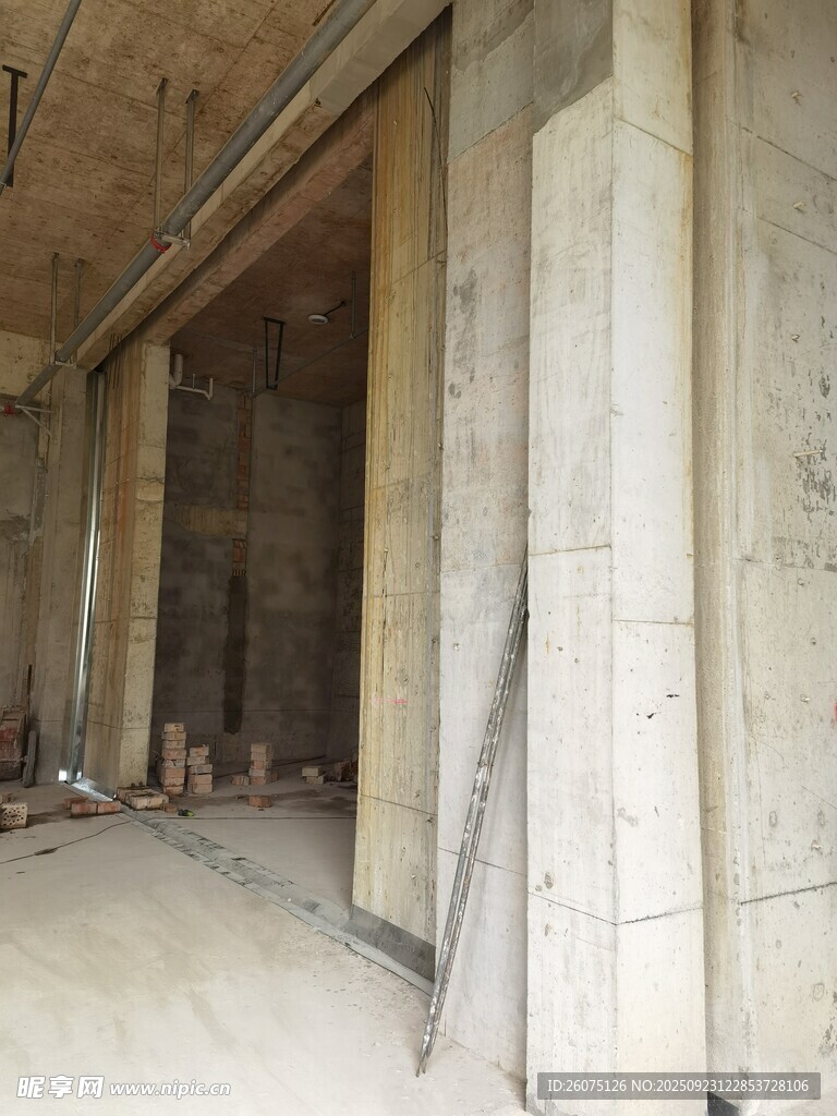 未完工室内建筑场景