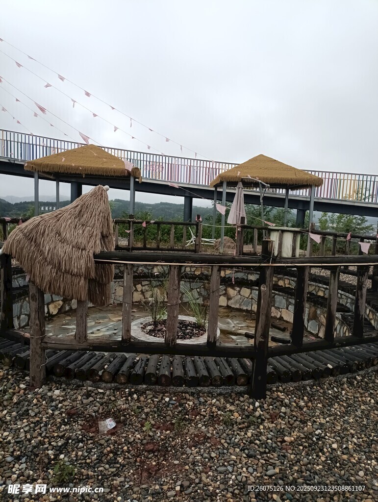 户外休闲观景区域设施