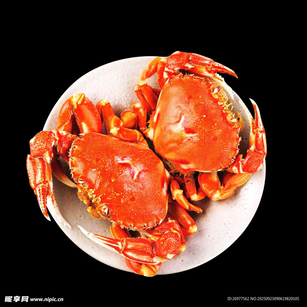 盘中鲜蟹