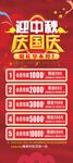 国庆促销优惠活动海报