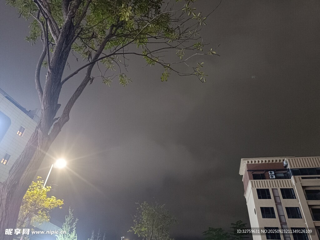 雨夜城市景象