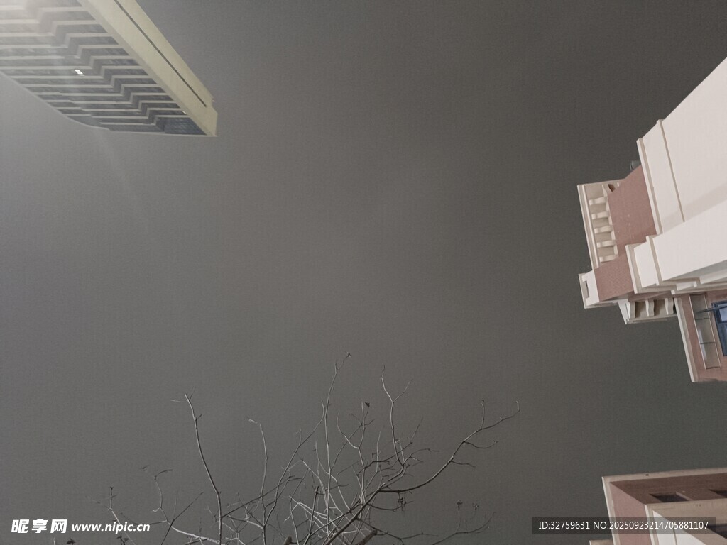 城市雾霾景象