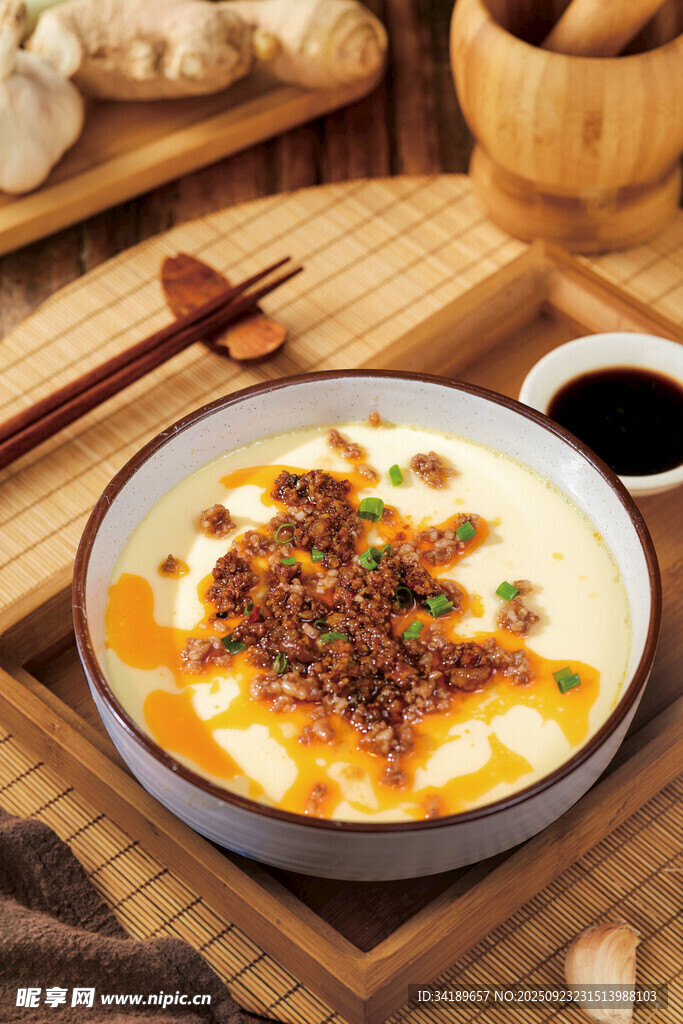 肉沫水蒸蛋