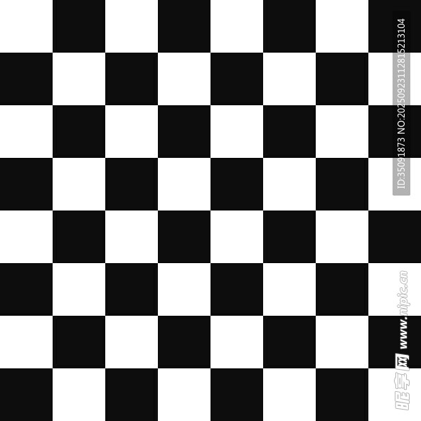 黑白棋盘格图案