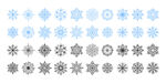 蓝色雪花