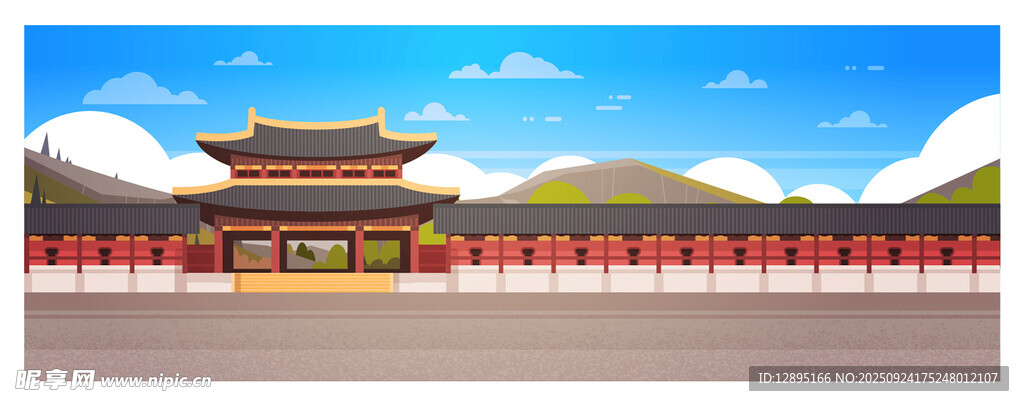 壮丽古建筑景观