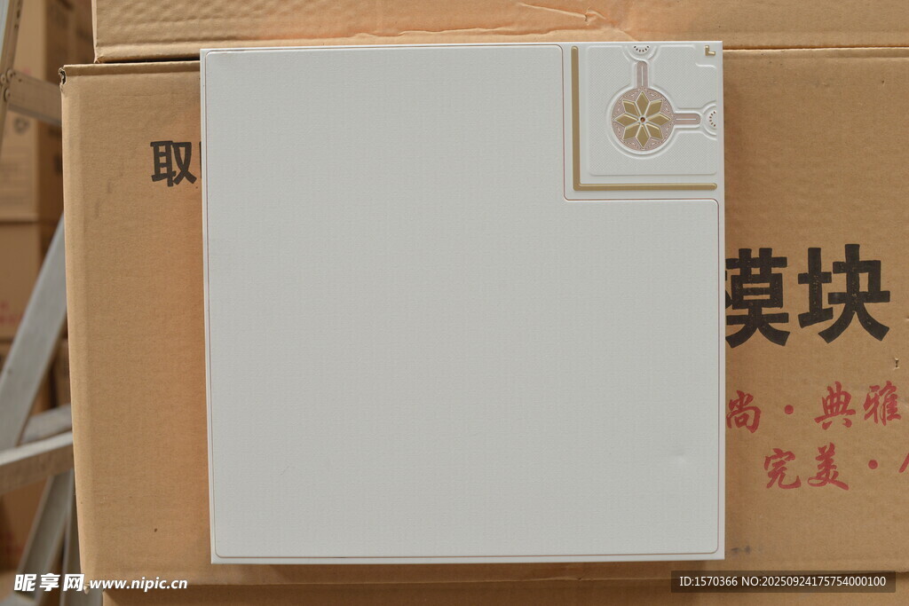 白色装饰模块板材展示