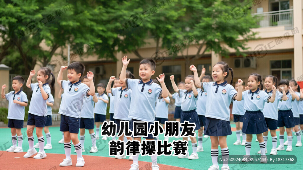 幼儿园小朋友韵律操比赛