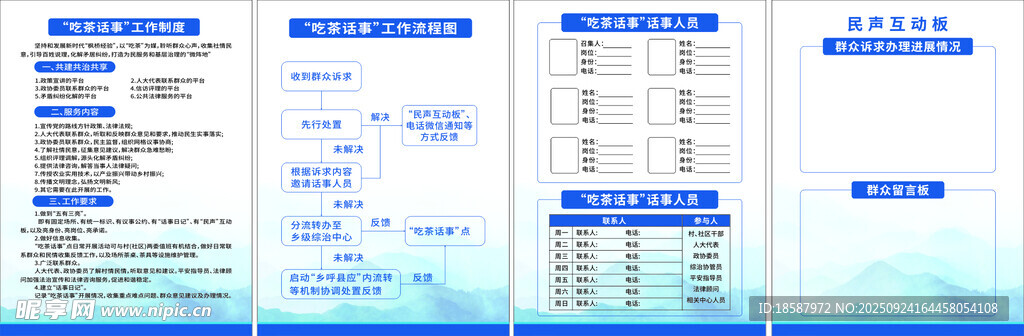 吃茶话事制度