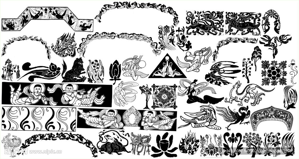 传统图案 古典花纹