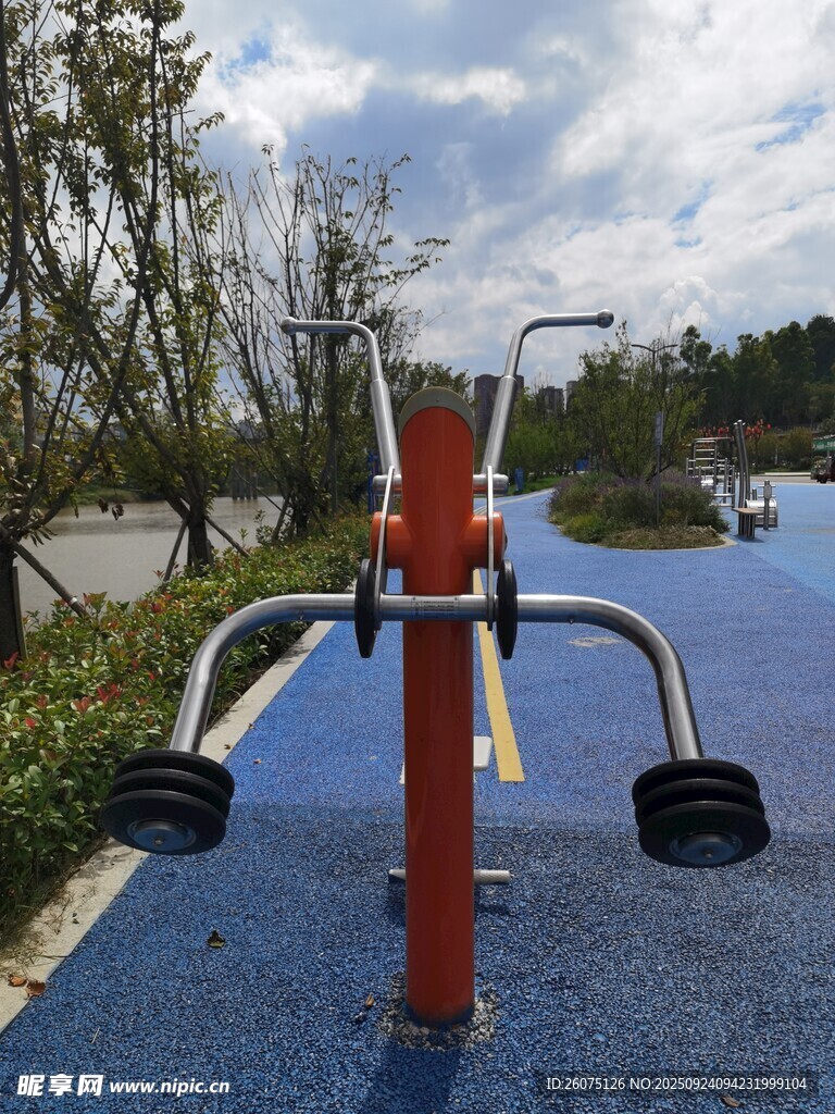 户外单人健骑机健身设施